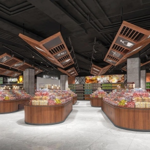 工业风商场3D模型下载